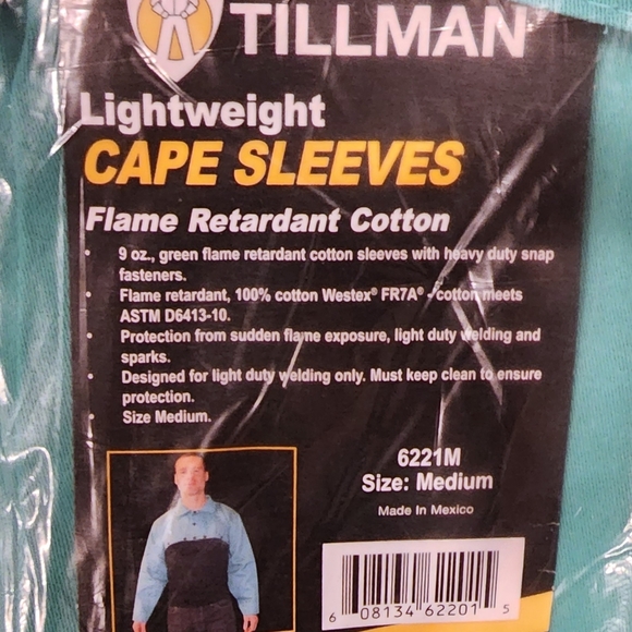New Tillman Flame Resistant Cape Sleeve - Size Medium - Picture 5 of 5
